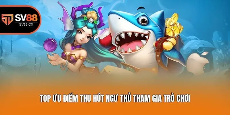 Top ưu điểm thu hút ngư thủ tham gia trò chơi